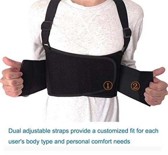 Rib and Chest Support Brace, Broken Rib Brace, Breathable Medium (Pack of 1)