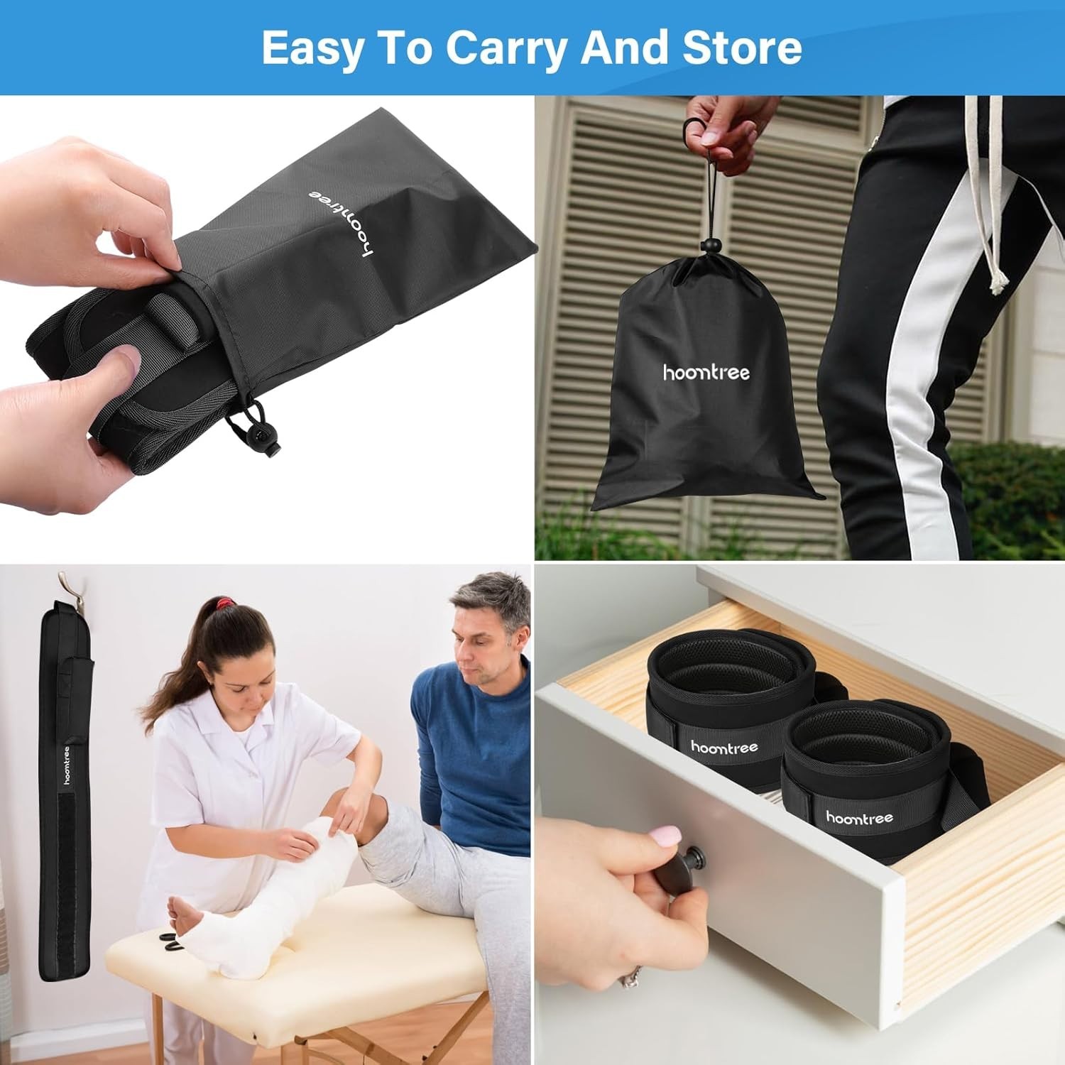 Adjustable Thigh Lifter Straps with Padded Grip for Limited Mobility Support