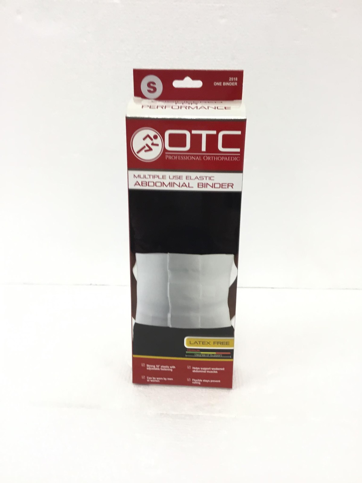 10x NEW OTC 2518 – 2518-S Abdominal Hernia Belt Small w/ Adjustable Fastening