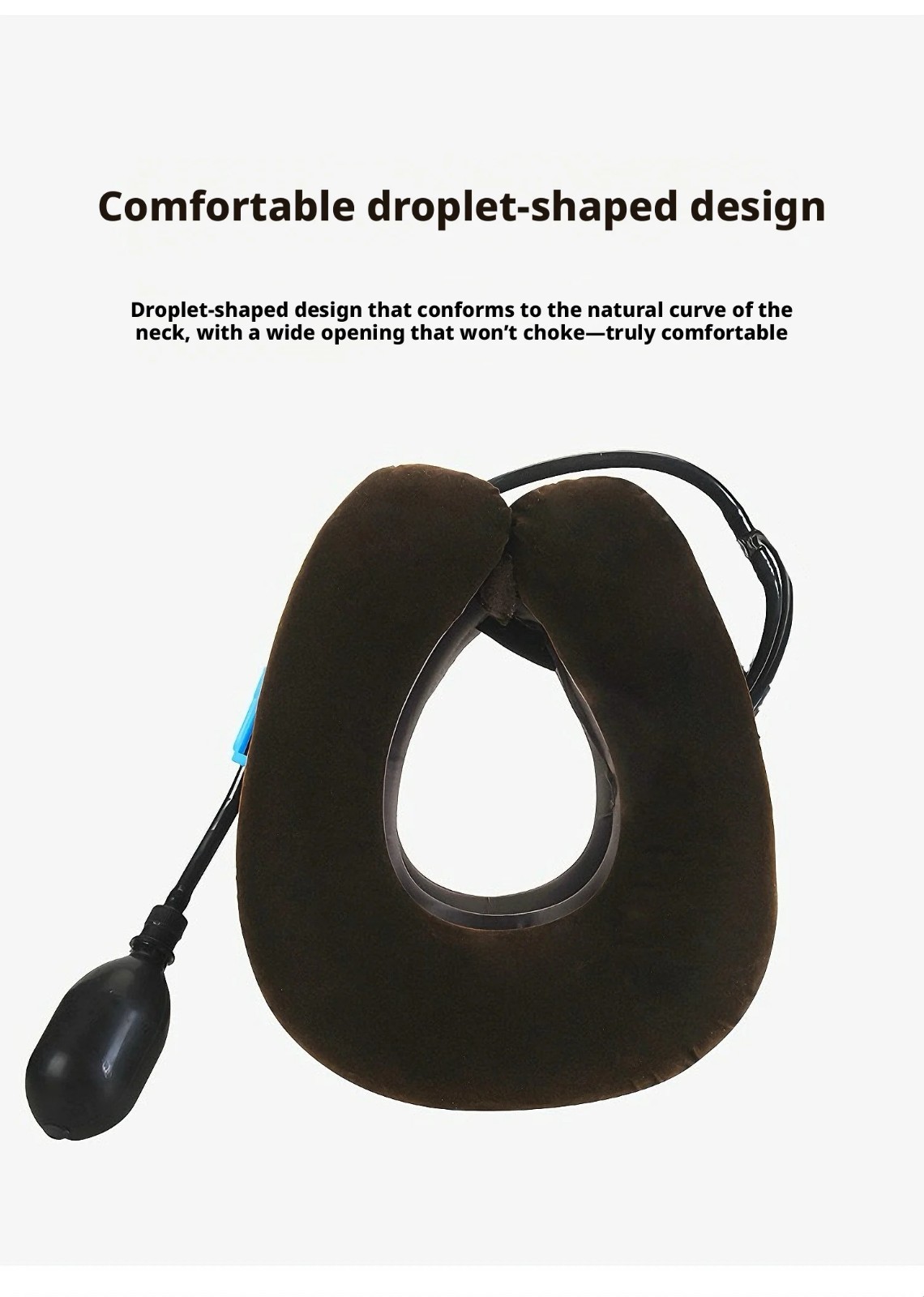 Inflatable Neck Traction Brace Cervical Collar Portable Air Neck Stretcher