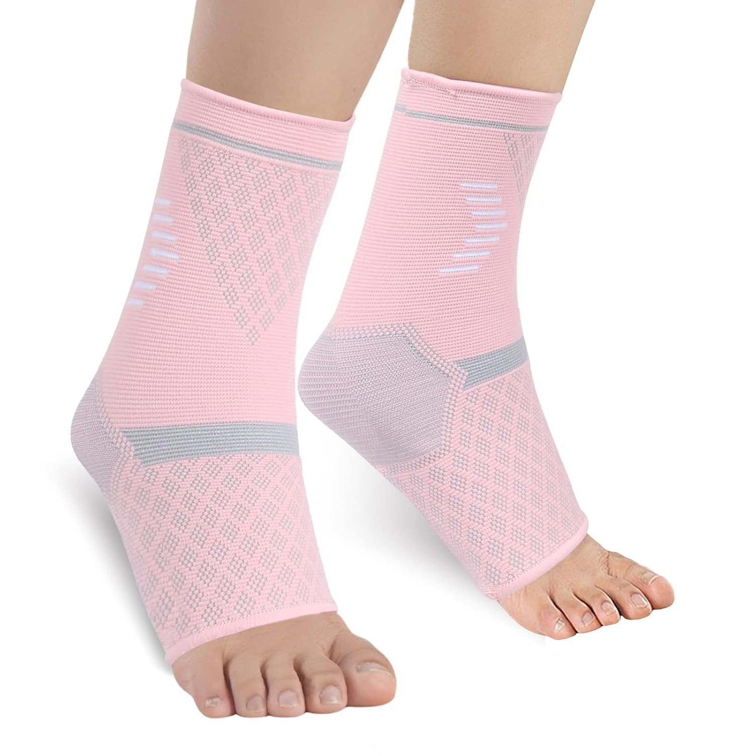 Ankle Brace Compression Sleeve for Plantar Fasciitis Relief,Open Toe Compression