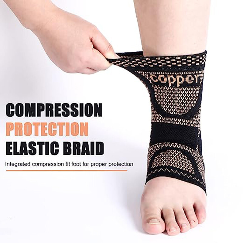 Plantar Fasciitis Compression Ankle Brace Support Foot Pain Relief Sleeve Gym
