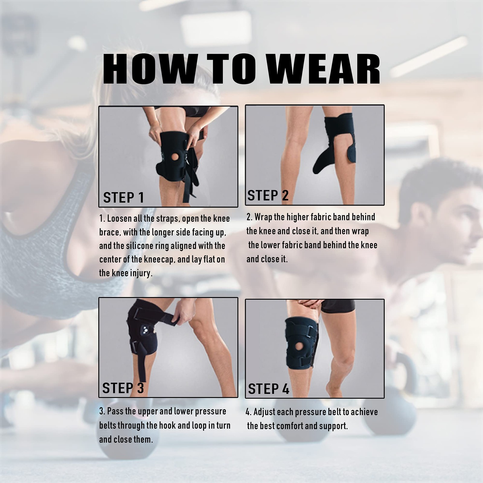 Decompression Knee Brace, Stable Support of The Knee, Effective Relief of ACL…