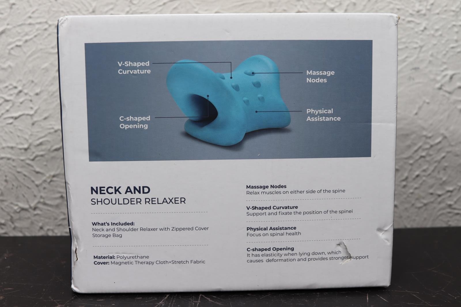 ZAMAT Neck and Shoulder Relaxer Magnetic Therapy Pillowcase, Neck Stretcher