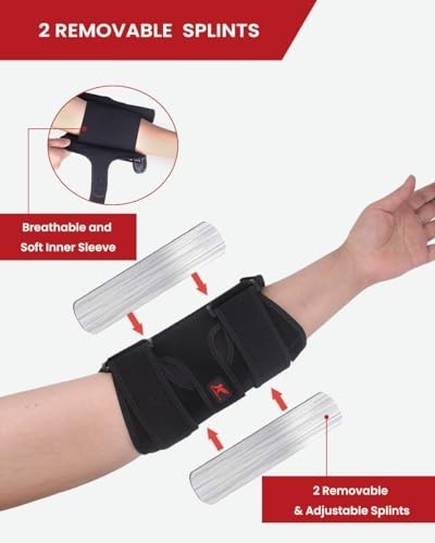Comfortable Elbow Brace for Cubital Tunnel Syndrome, Ulnar Nerve Pain Relief, Co