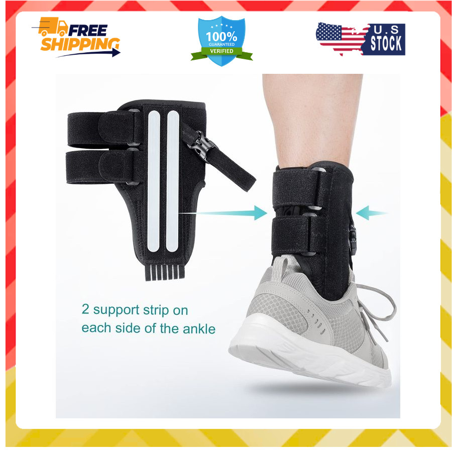Foot Drop Brace AFO Ankle Support Foot Up Splint Walking Lifting Shoe Drop Foot
