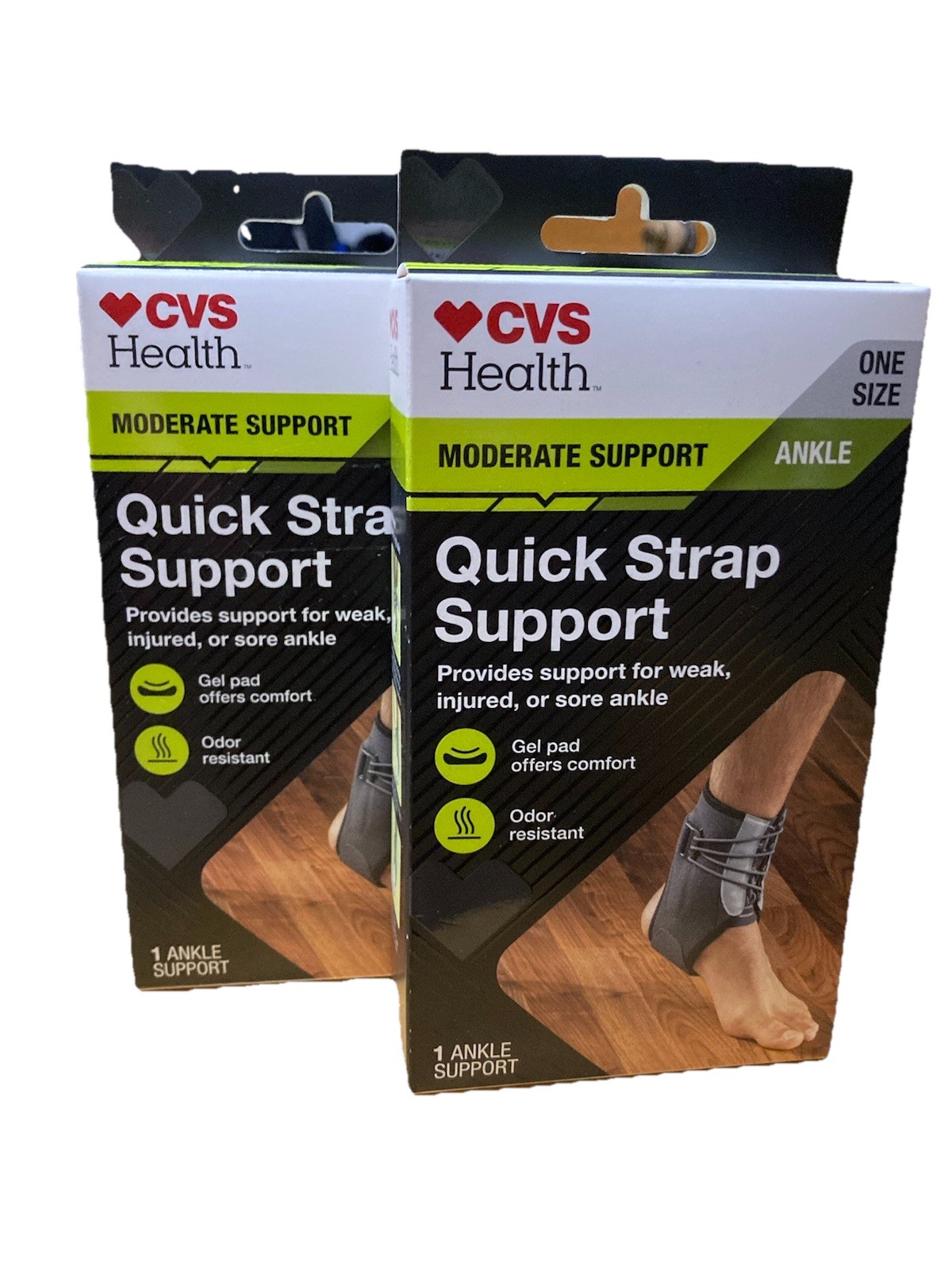 CVS Health Support Ankle Quick Strap One Size LOT OF 3 ($90 Value)