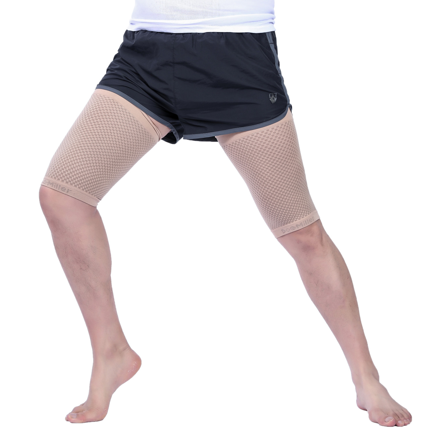 Doc Miller Thigh Compression Sleeve 1 Pair Hamstring Quad Groin Support SKIN