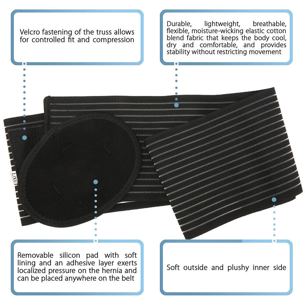 Umbilical Hernia Belt Men/Women Abdominal Support Brace Binder Truss Pain Relief