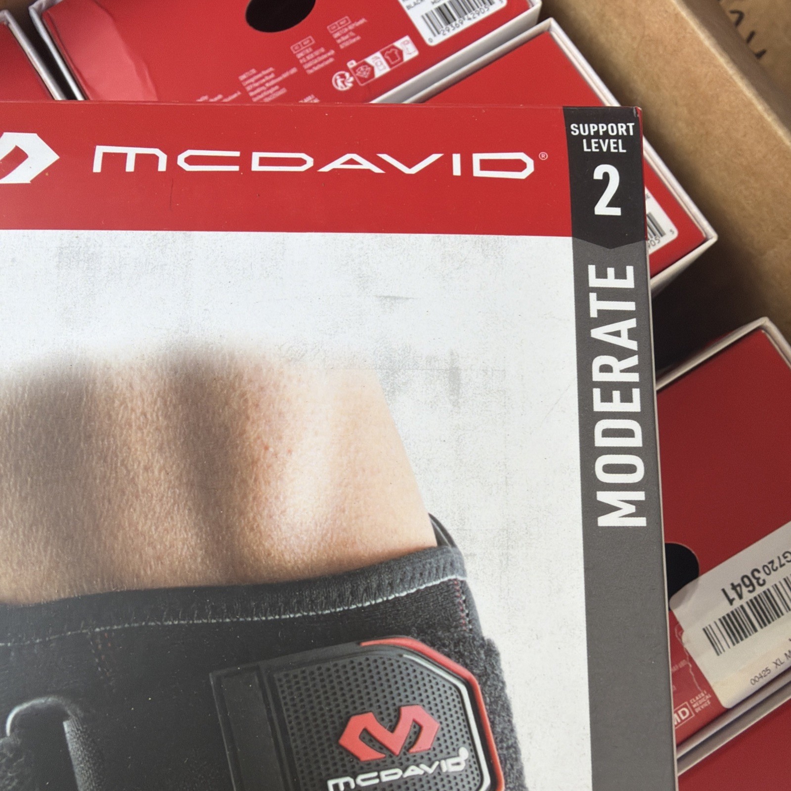 Mcdavid Level 2 Knee support stays & cross straps size medium 14-15”