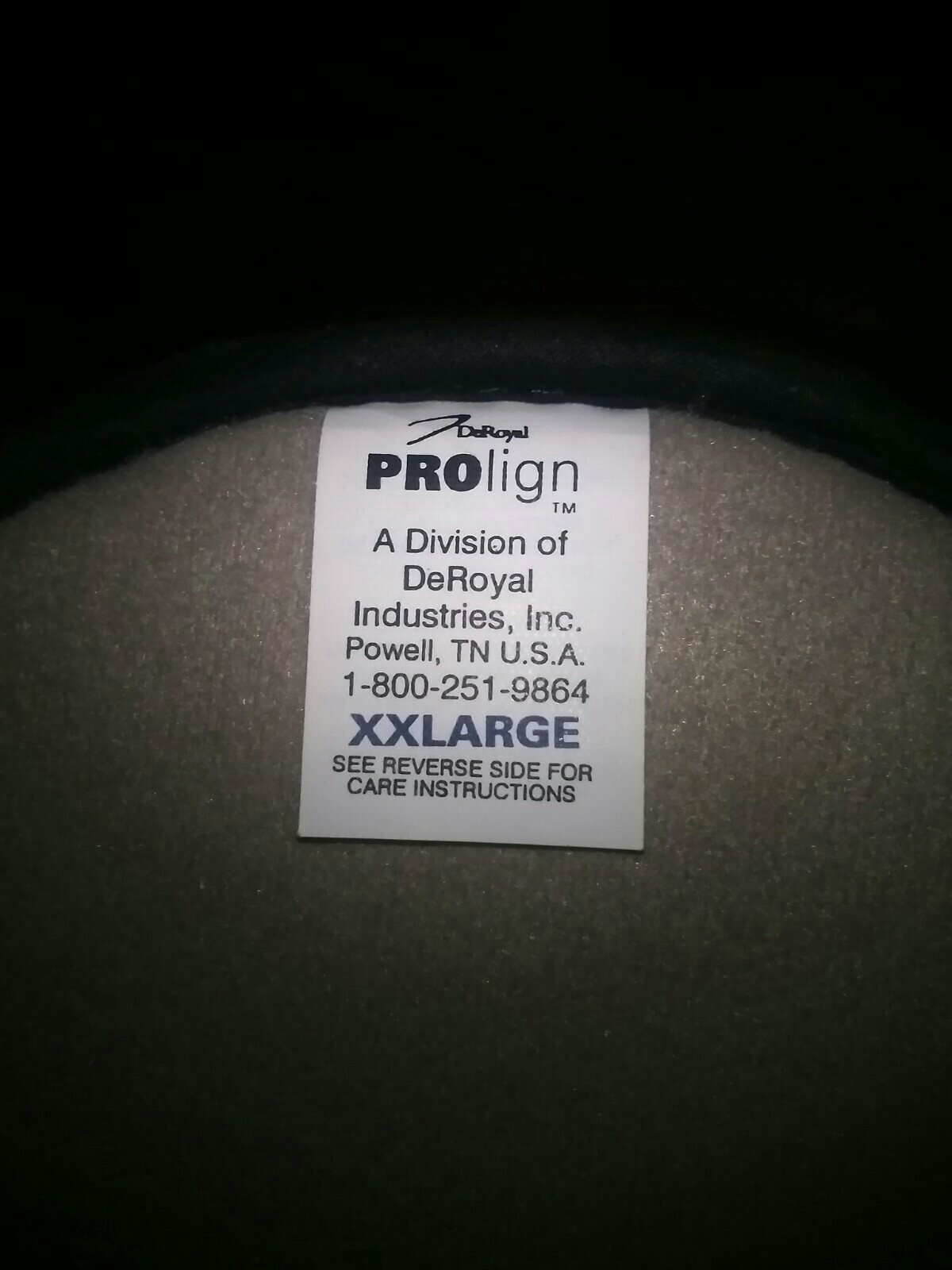 DeRoyal Prolign Pro Back Brace Adjustable Lumbar Support Size XXL Black