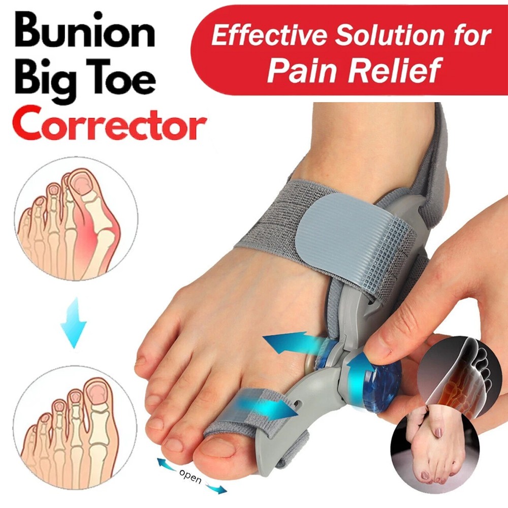 Adjustable Bunion Fix Toe Valgus Corrector Big Toe Straightener for Men & Women