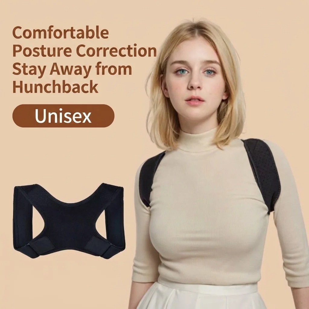Back Posture Corrector Shoulder Straight Support Brace Belt Therapy Men Women