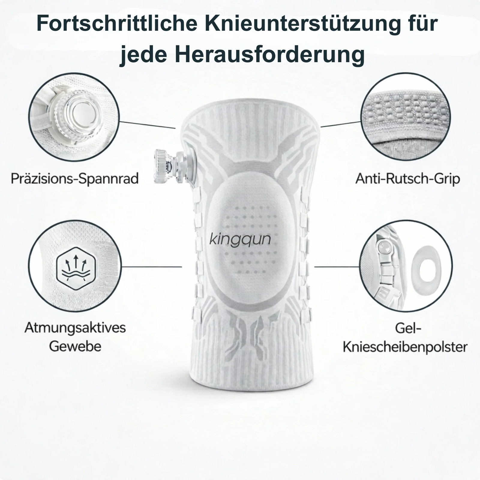 Knob-Type Sports Knee Brace Support Sport Joint Injury Pain Arthritis Relief