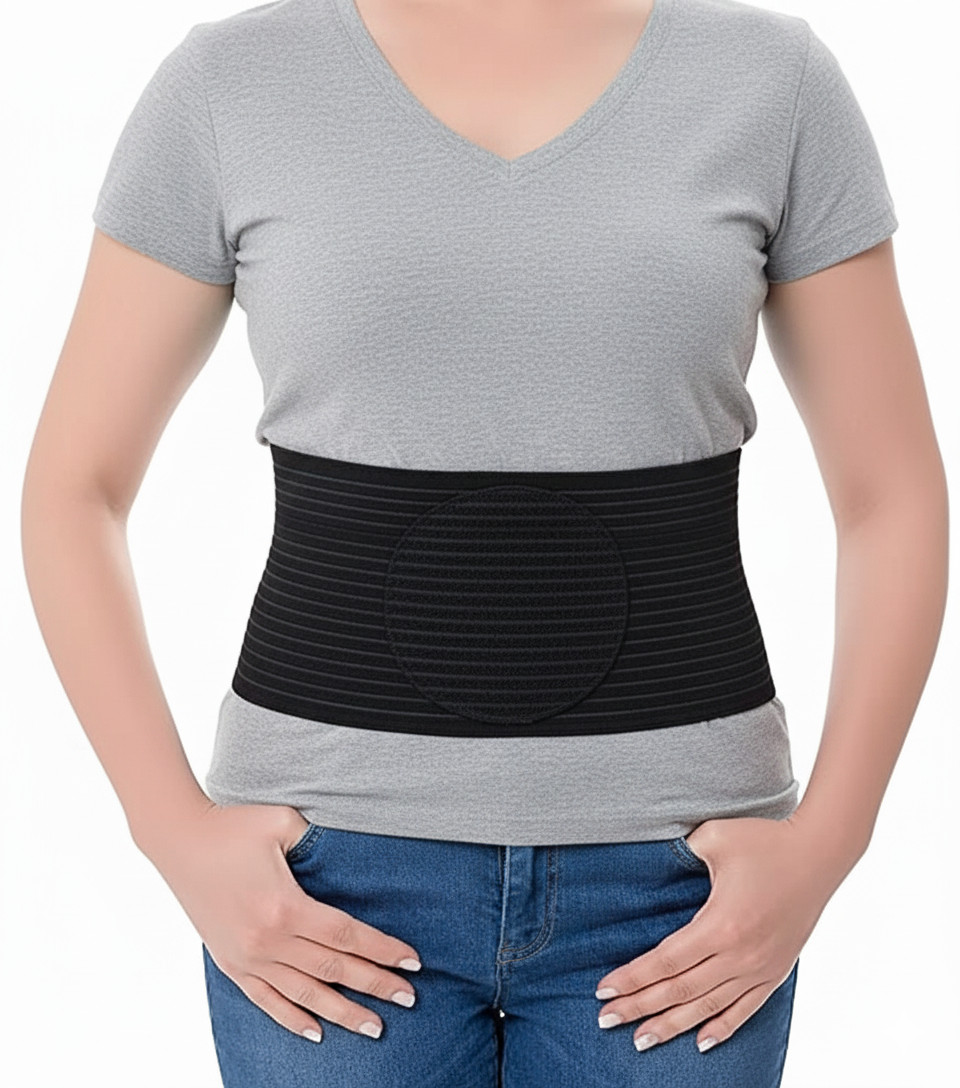 Umbilical Hernia Belt for Men Women Abdominal Binder Naval Post Surgery belt