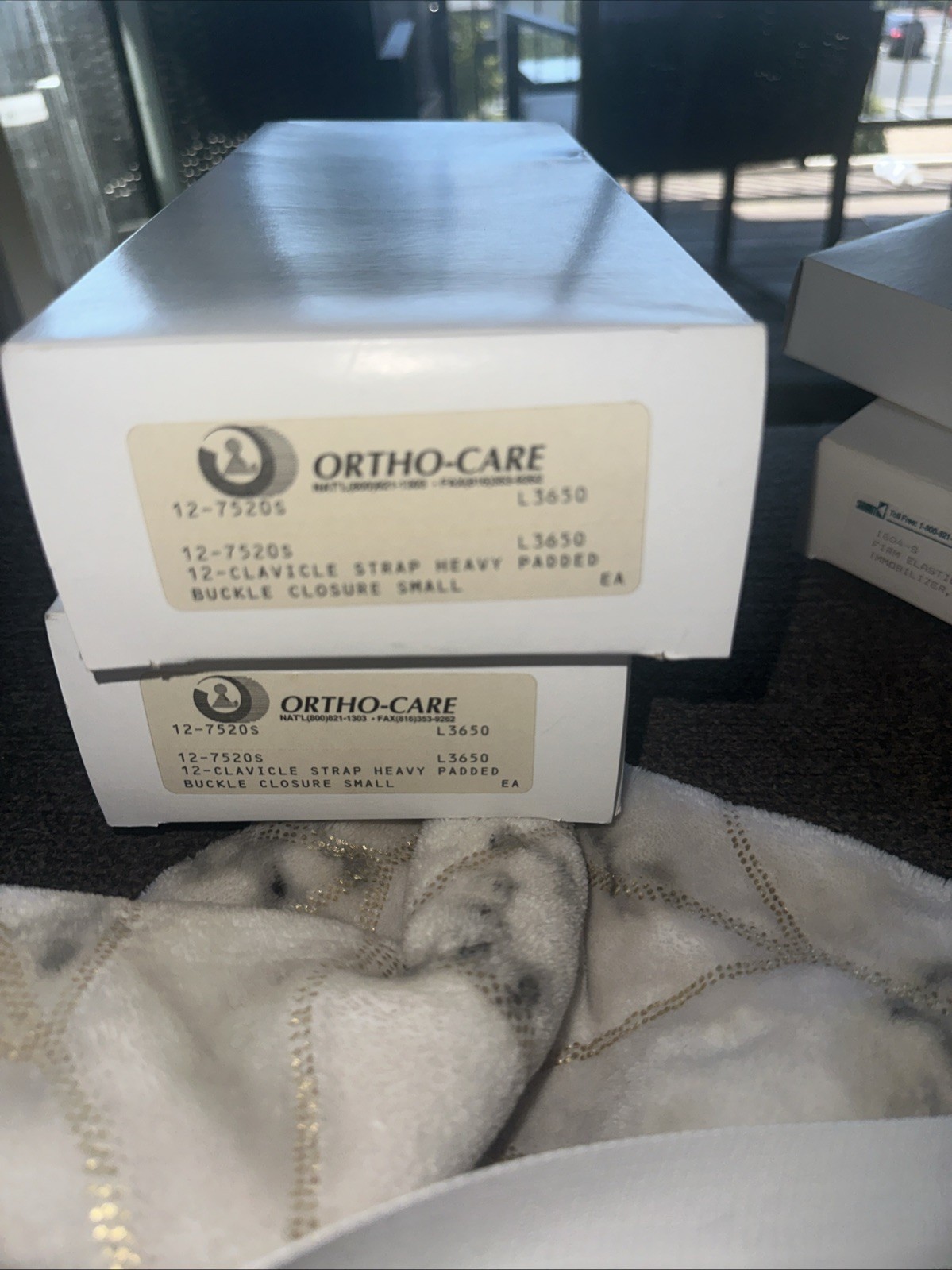 Ortho- Care Heavy Clavicle Strap, Buckle Closure or Hook and Loop Closure Small