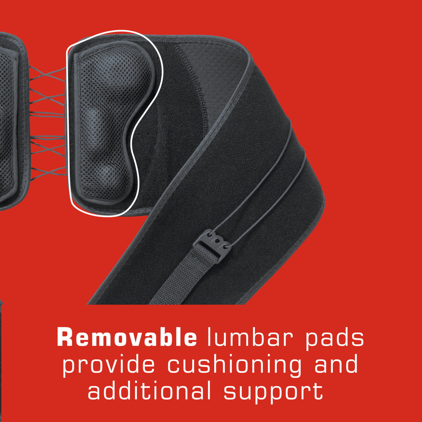 ACE Quick-Lace Adjustable Back Support: One Size / Adjustable (Black)
