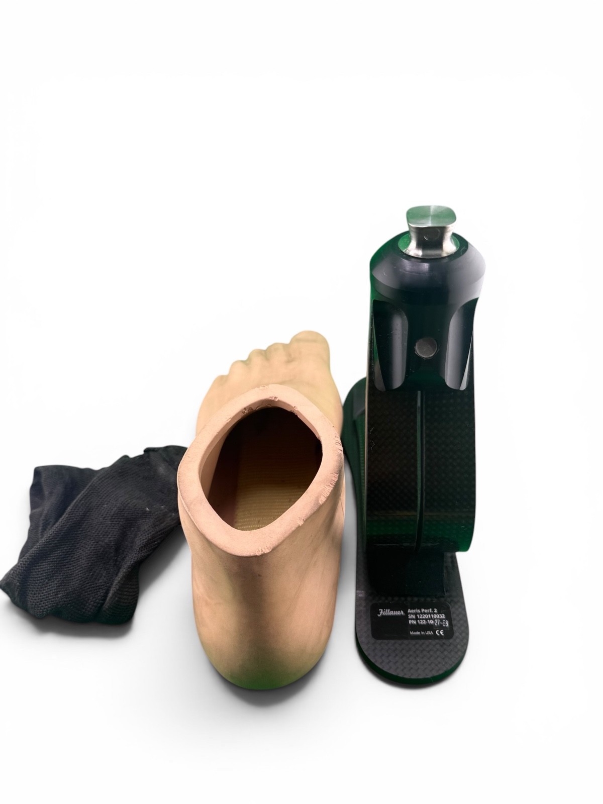 Fillauer Aeris performance 2 prosthetic foot. Left shell, size 27, category E8