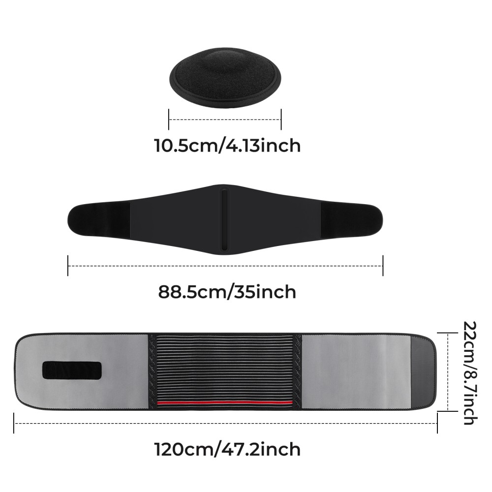 Umbilical Hernia Belt for Men & Women Abdominal Support Binder with Support Pad