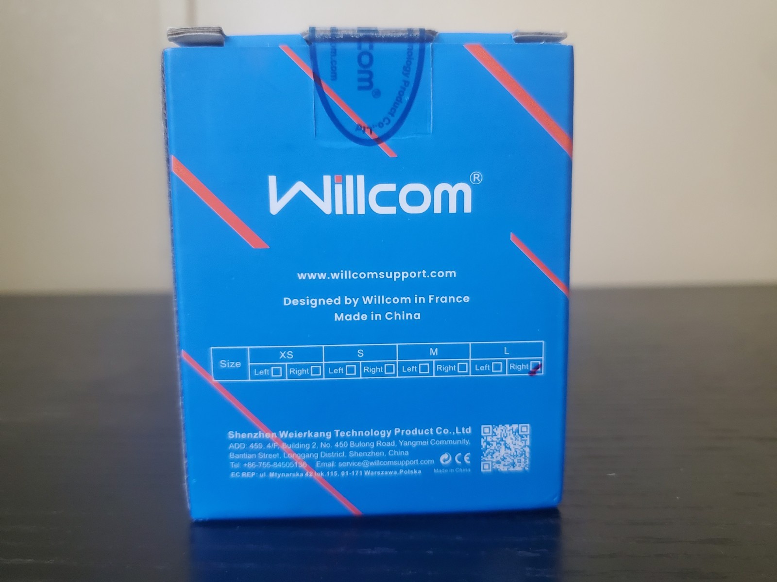 Willcom CMC Joint Thumb Stabilizer Brace Right Hand Large Arthritis Pain Relief
