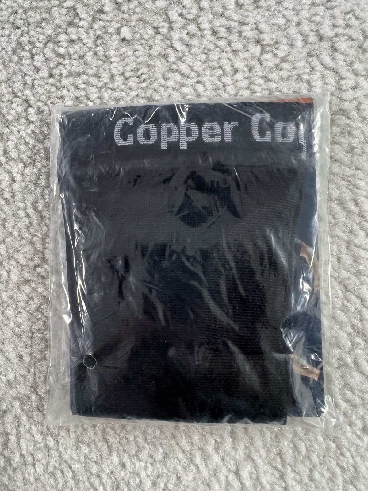 Copper Compression 1 Pair Copper Infused Foot Sleeve Adult Size XL New Sealed