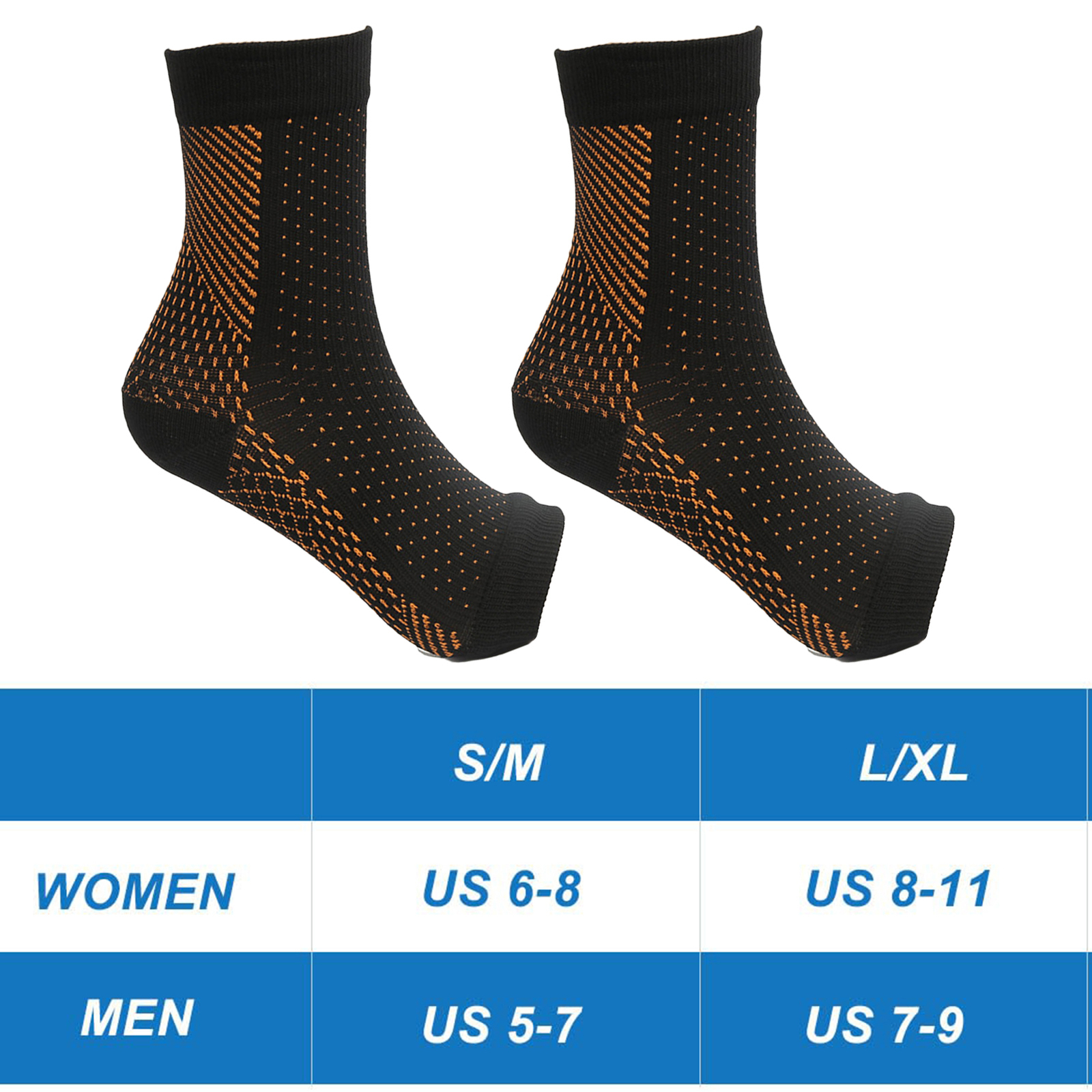 2/4 Pairs Neuropathy Socks For Womens Mens Soothe Relief Compression Socks