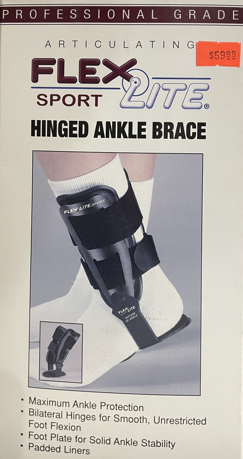 Flexlite Hinged Ankle Brace (Medium)