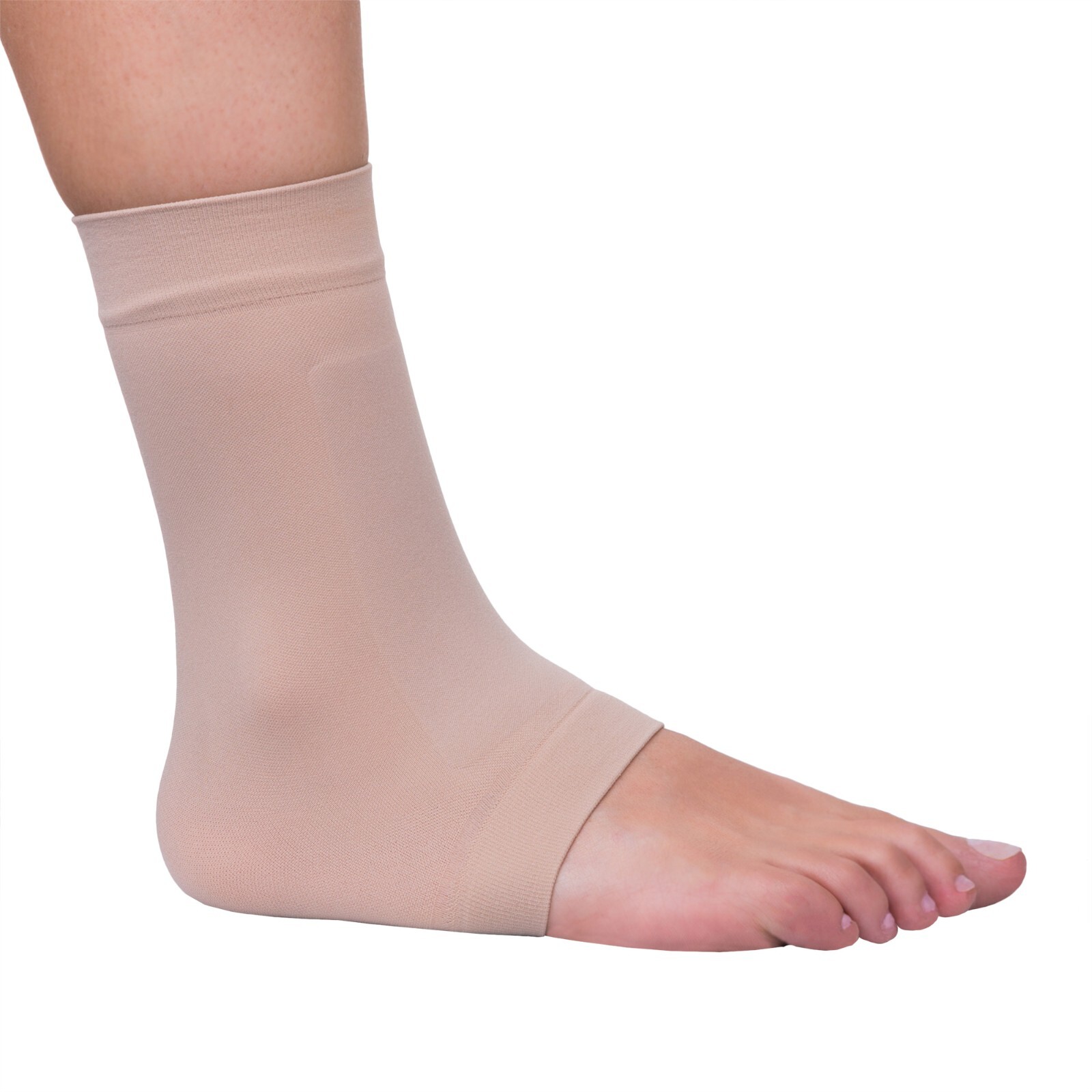 ZenToes Padded Shin Sock Sleeves Lace Bite Protection Pads for Ice Skating Boots