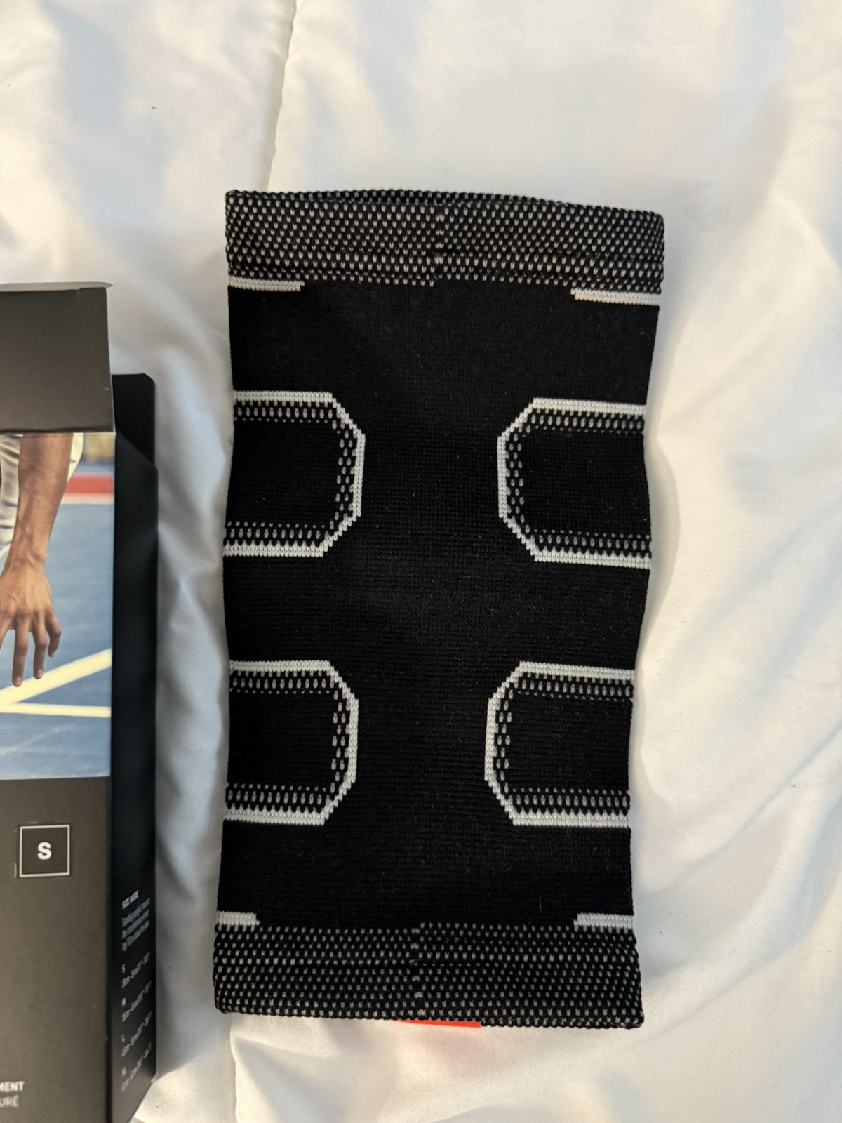 Adidas Knee Support Small Black Gray Basketball Sports