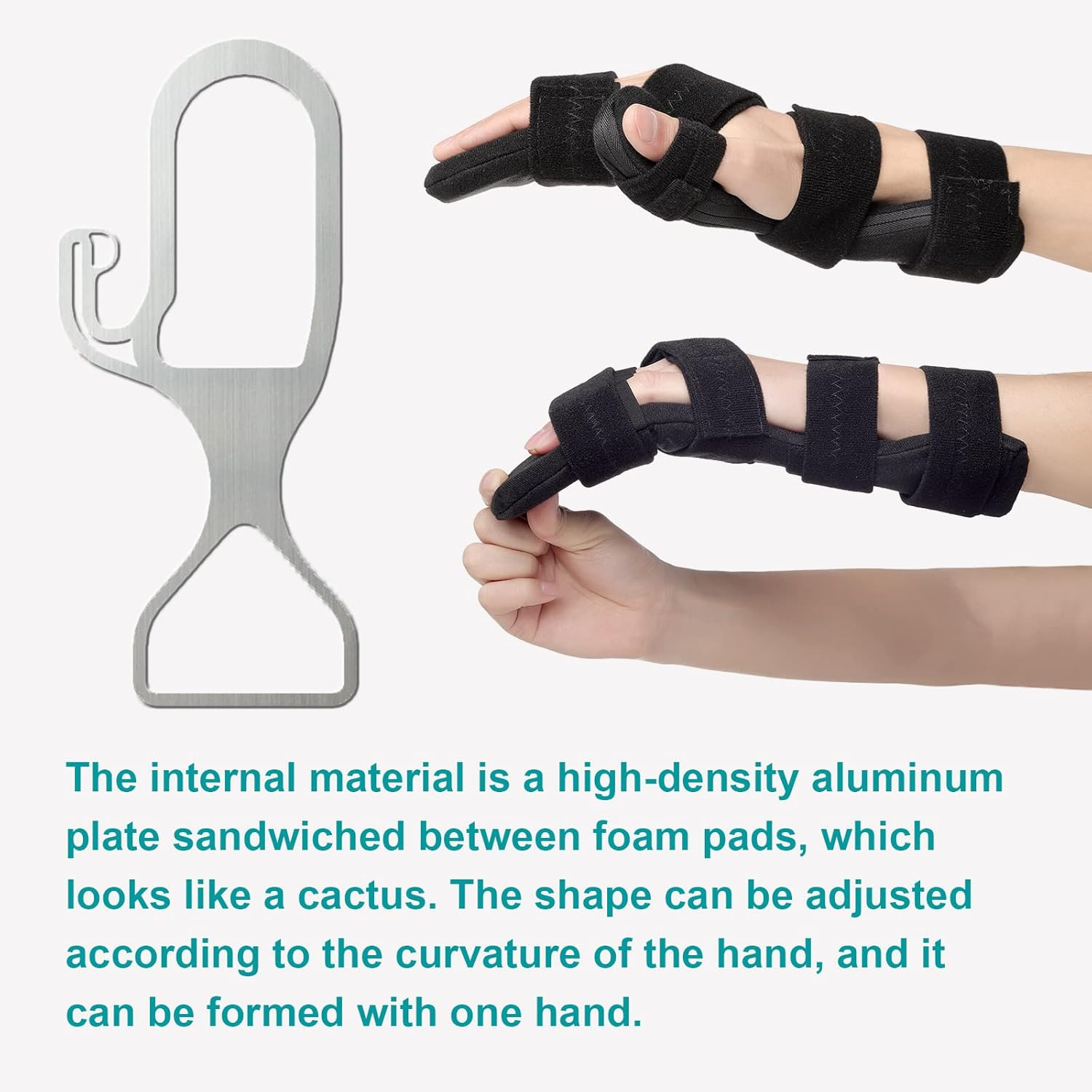 Stroke Hand Splint Wrist Brace Night Immobilizer Finger Stabilizer New