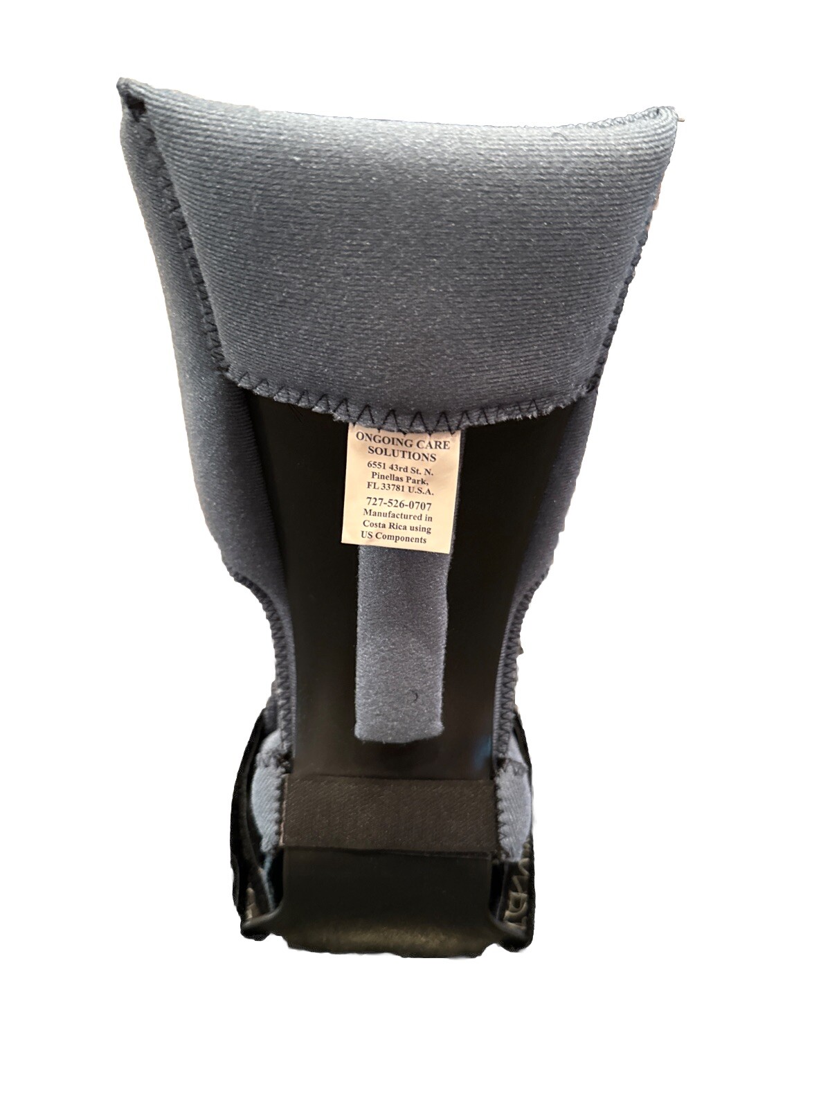 OSCI Soft Pro AFO Medium Walking Boot Cast Brace Adult Ankle foot Black/Blue