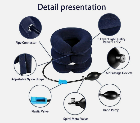 Cervical Neck Traction Device – Inflatable Collar for Neck Pain Relief