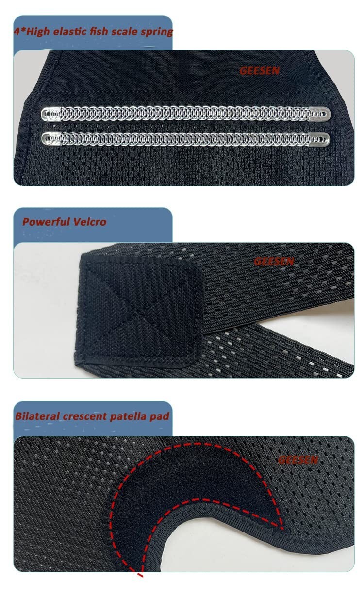 Power Knee Brace Joint Support, Power Knee Stabilizer Pads for weak Legs