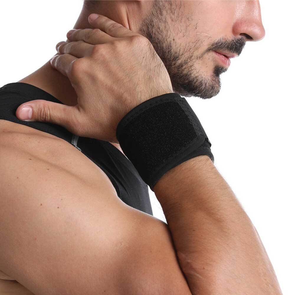 Adjustable Wrist Support Wrap Hand Brace Carpal Sprain Arthritis Protector Black