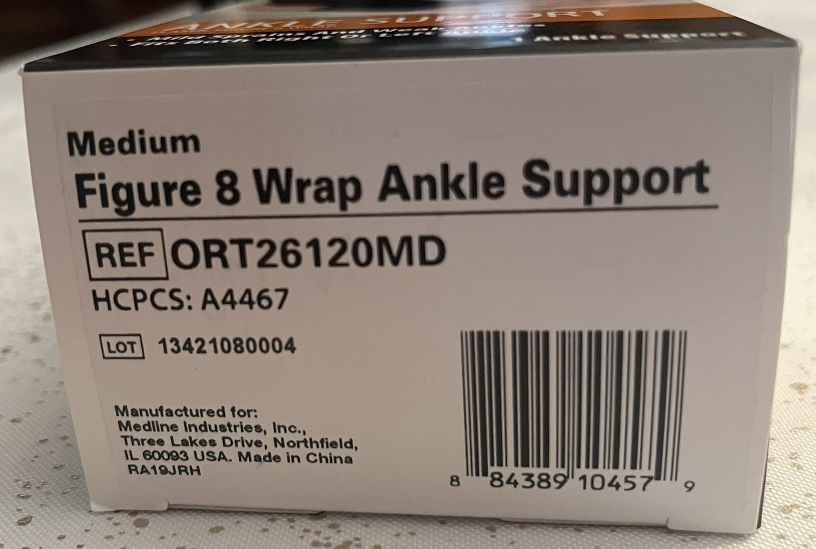 Curad Medium Performance Series Figure 8 Ankle Support