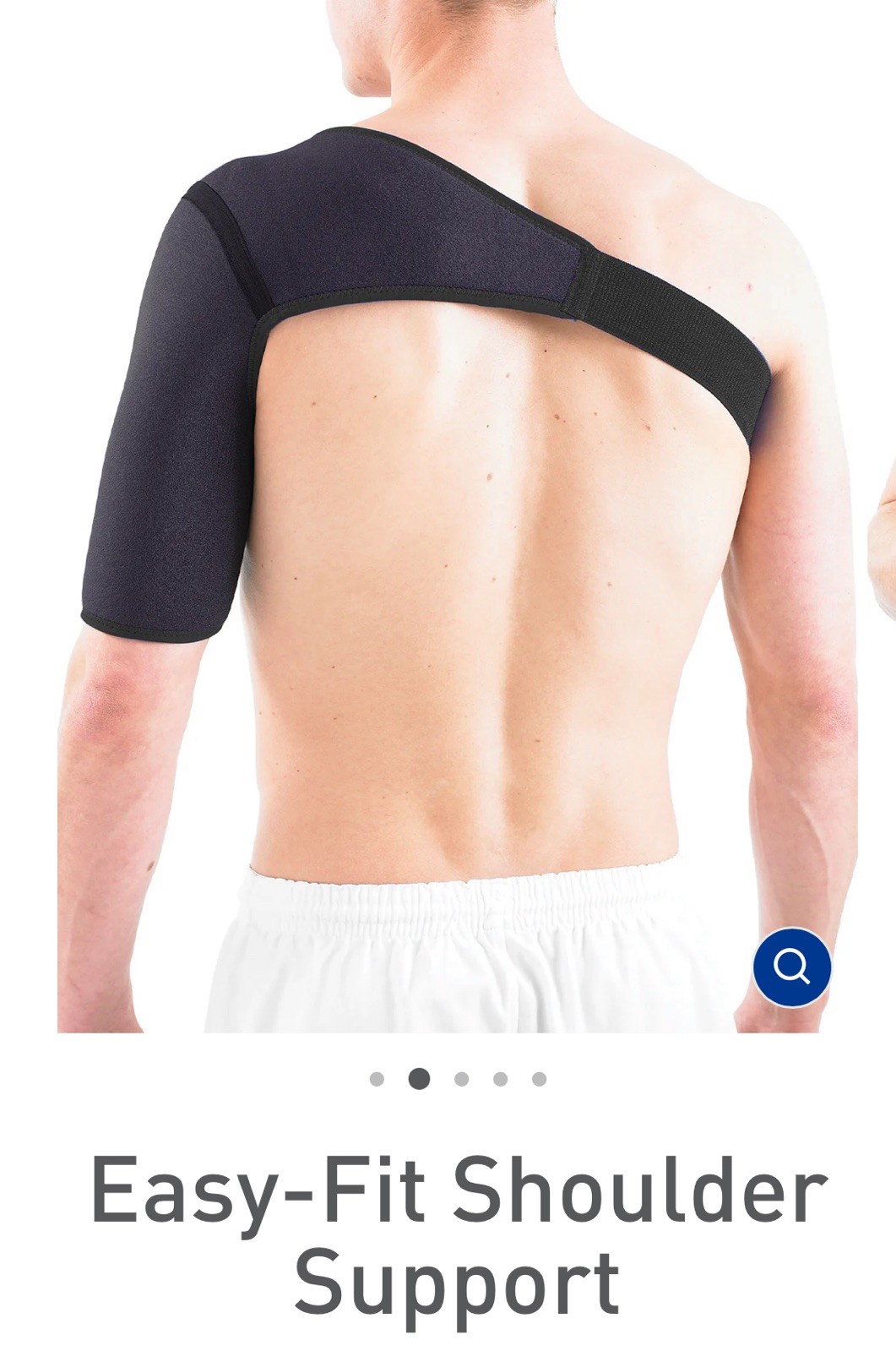 Neo G Easy-Fit Shoulder Arm Support Universal Size Adjustable Compression