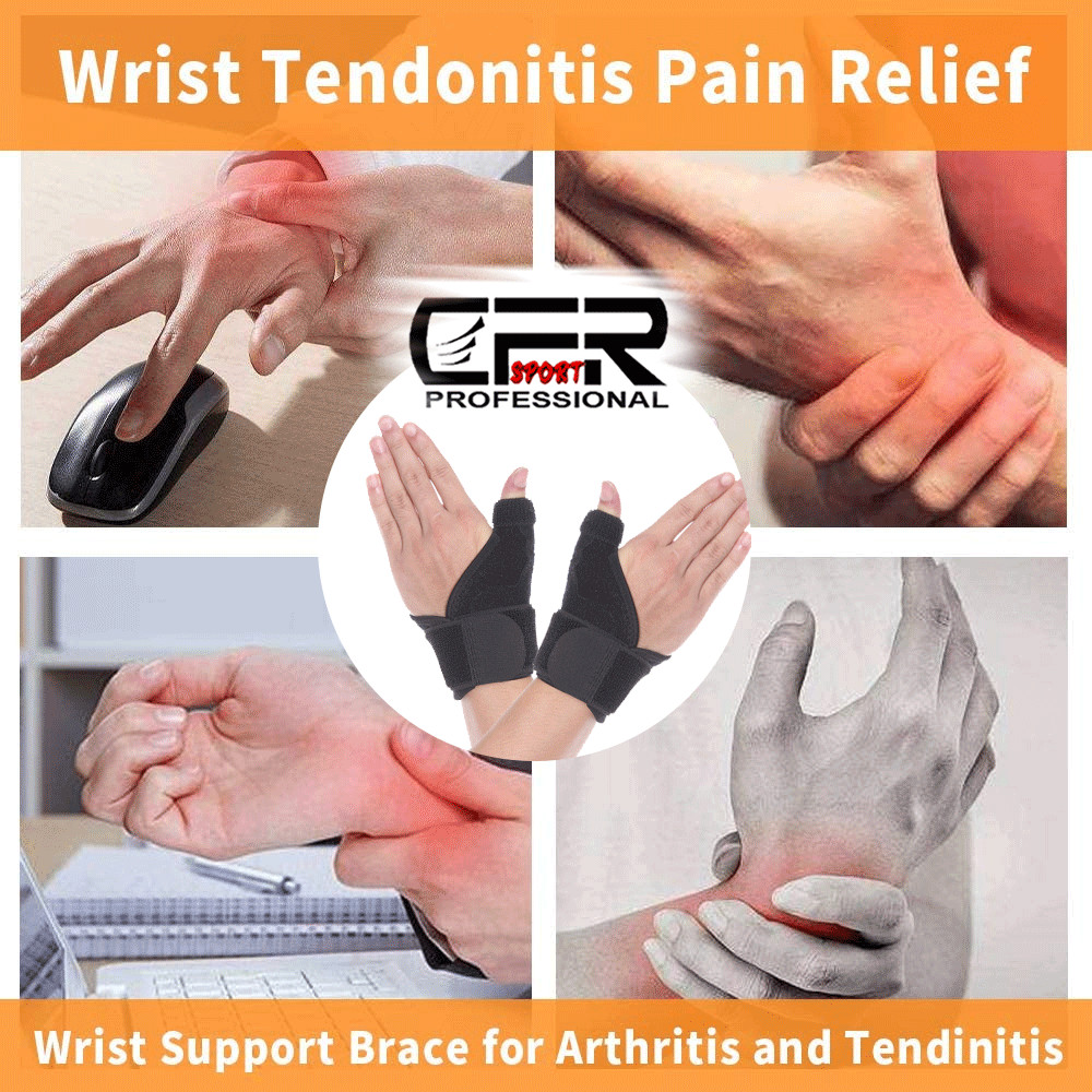Thumb Wrist Hand Brace Carpal Tunnel Support Splint Fit Arthritis Sprain Pain DS