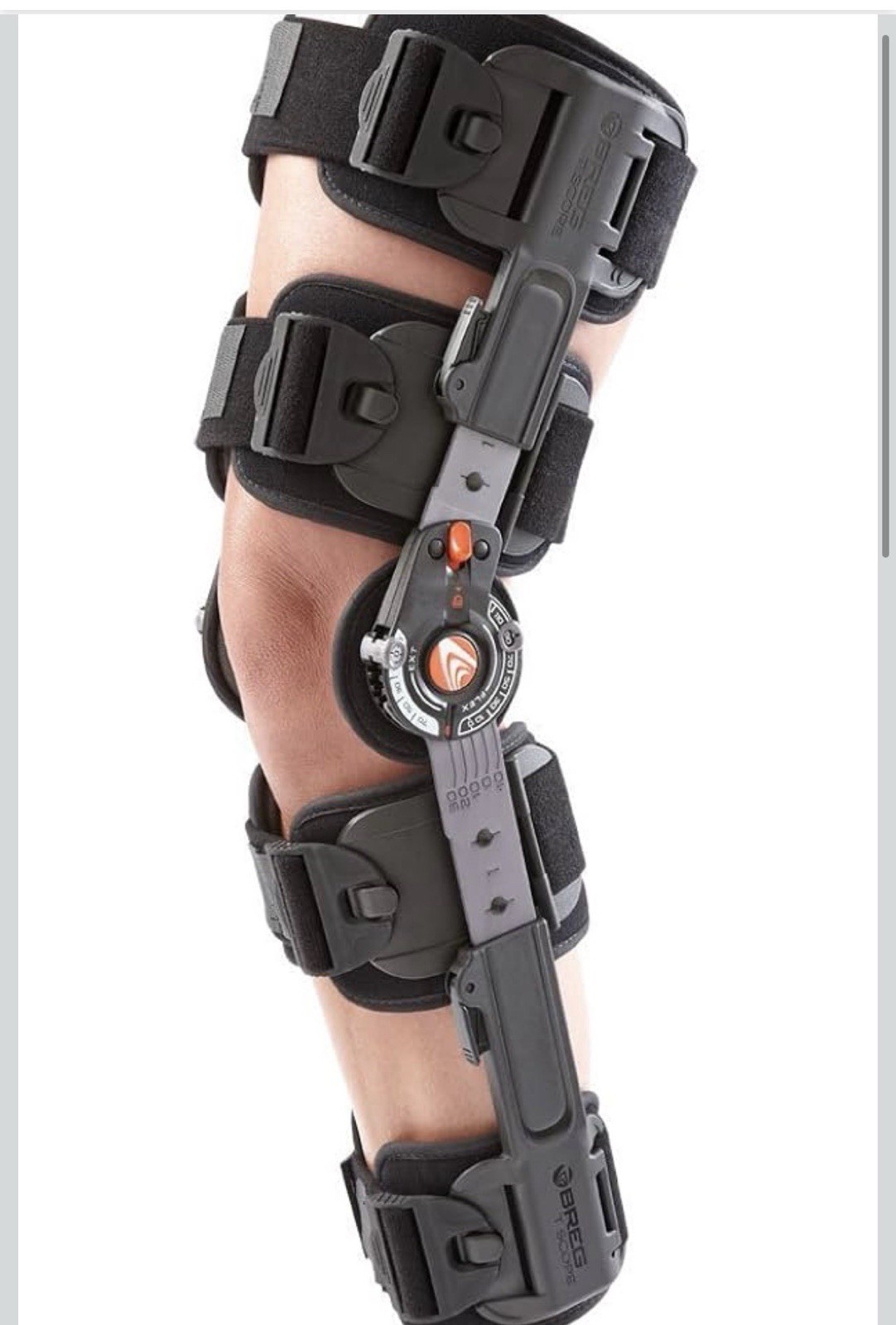 Breg T Scope Premier Post-Op Hinged Knee Brace Adjustable Left or Right 08814