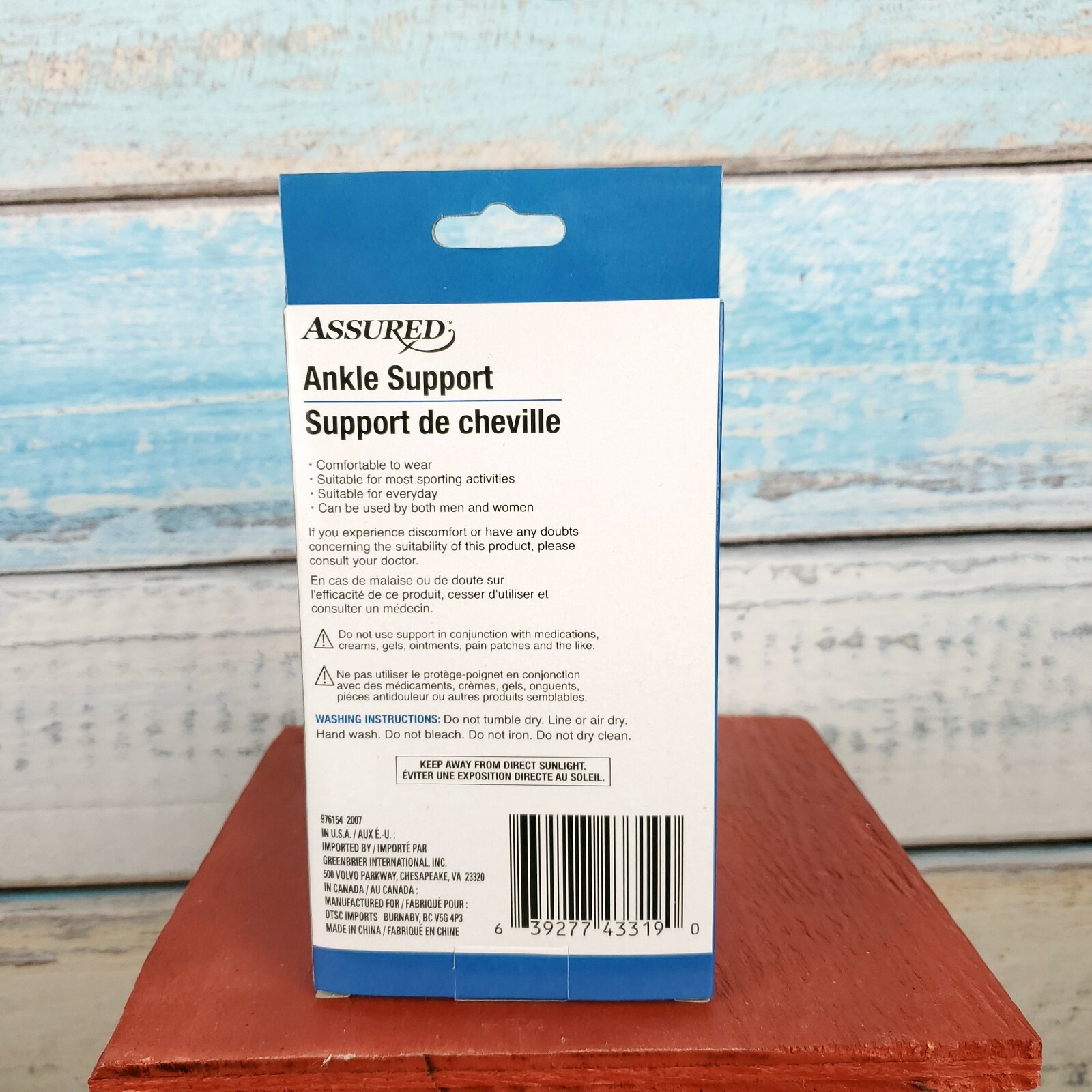 Assured Ankle Support Pull Over Design Blue Unisex For Daily Use USA Seller
