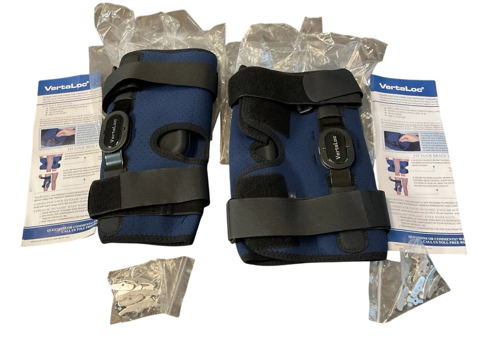 Lot 2 Vertaloc Dynamic Knee Brace Sz XL USD601DKB New In Original Package NEW