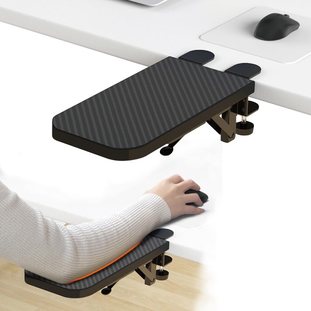 Descanso Ergonomico Grande Negro Para Muneca Y Alivio Dolor Cuello Hombros