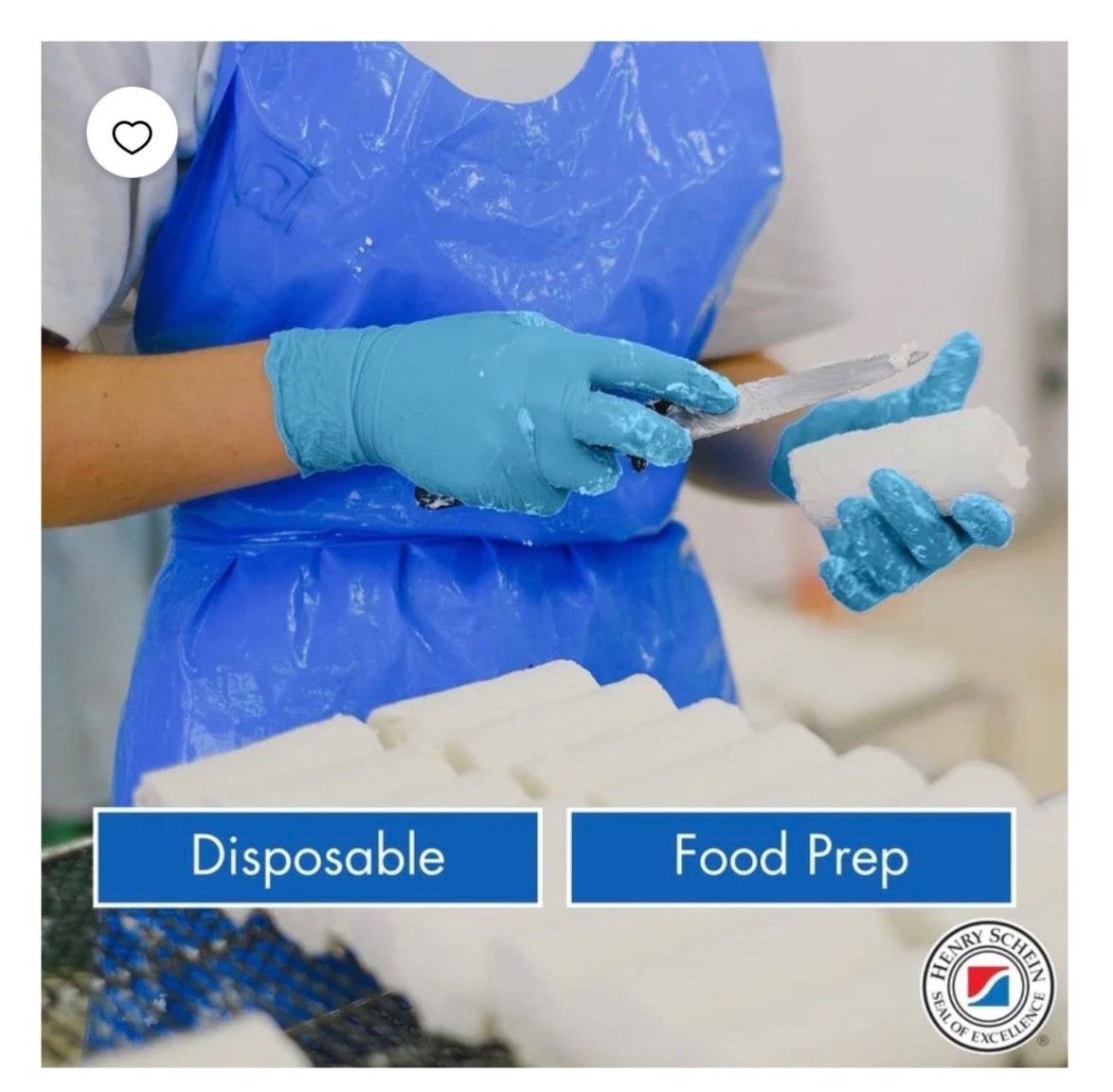 Henry Schein Criterion N100 Nitrile Gloves Small Blue Single Use Blue 200 Count