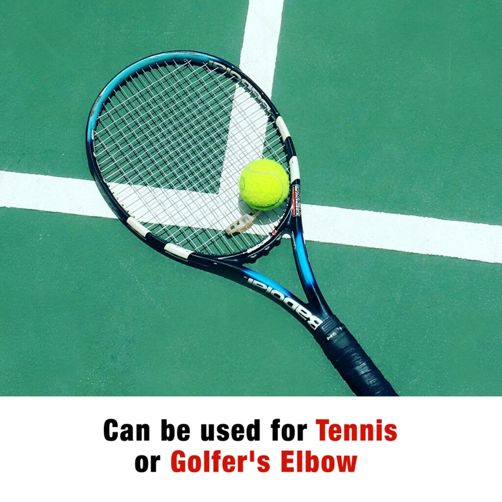 Brand Tennis Elbow Support, Adjustable, Black, 1/Pack