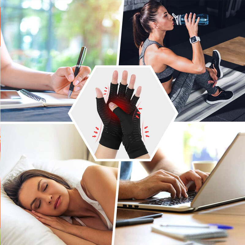 Cooper Arthritis Gloves Compression Wrist Support Therapy Health Rheumatoid BML