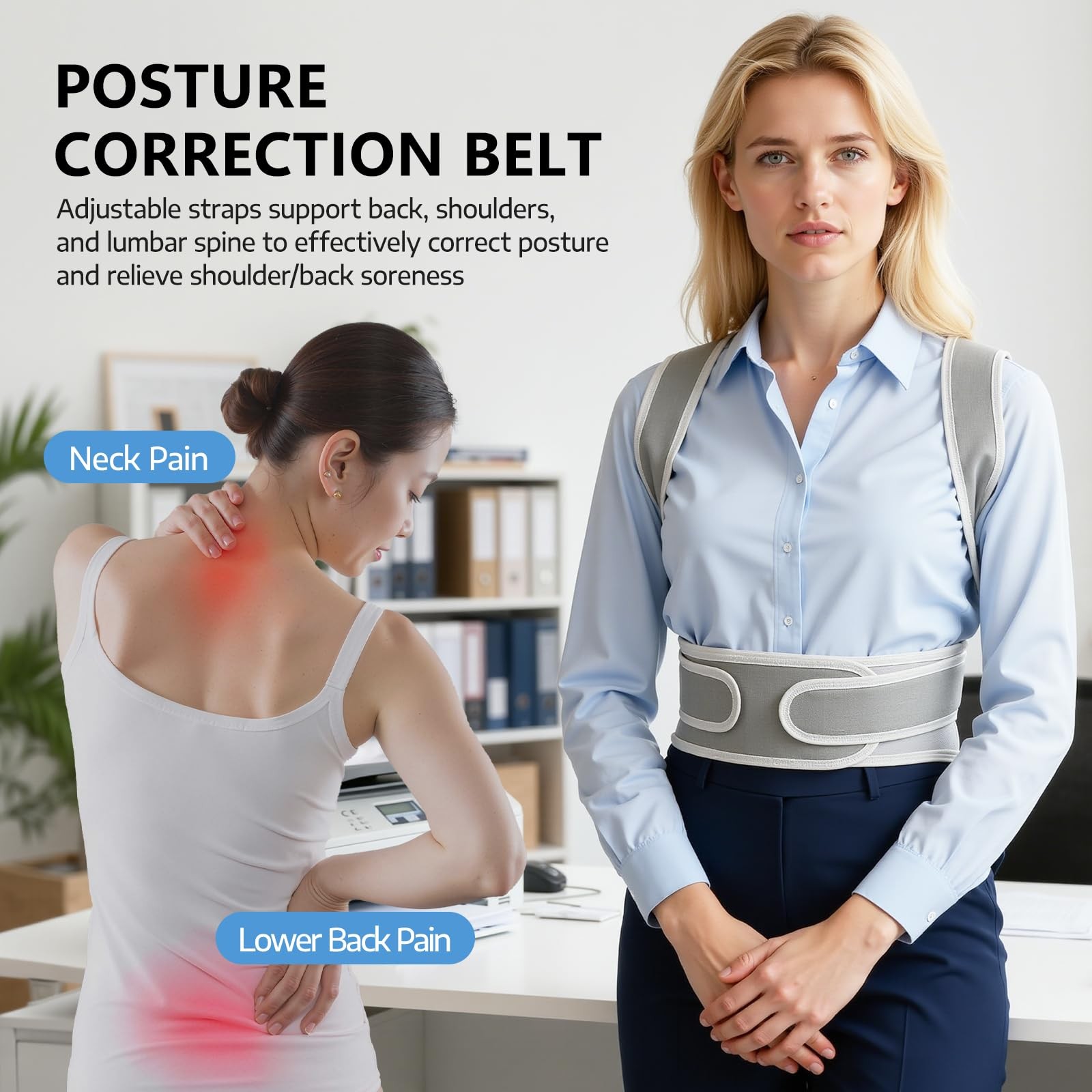 Posture Corrector, Back Posture Corrector for Men and , Adjustable Shoulder B…
