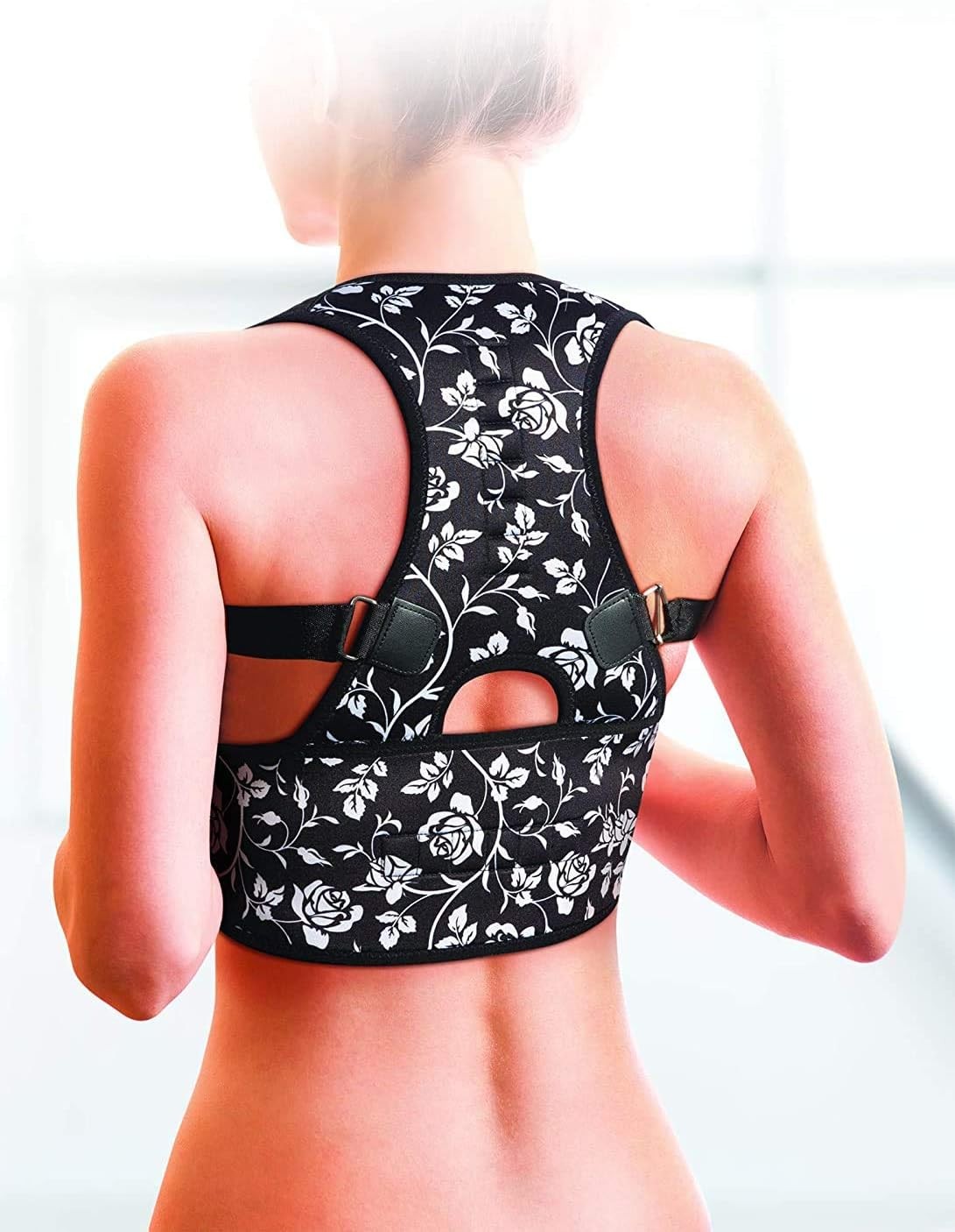 Rose Magnetic Posture Corrector – Rose Floral Design (X-Large)