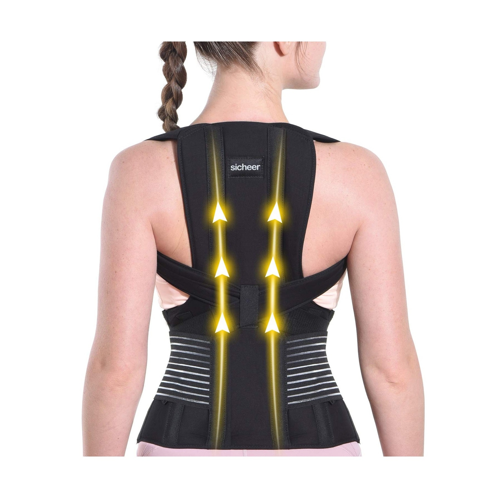 sicheer Posture Corrector for Women and Men Back Brace Straightener Shoulder …