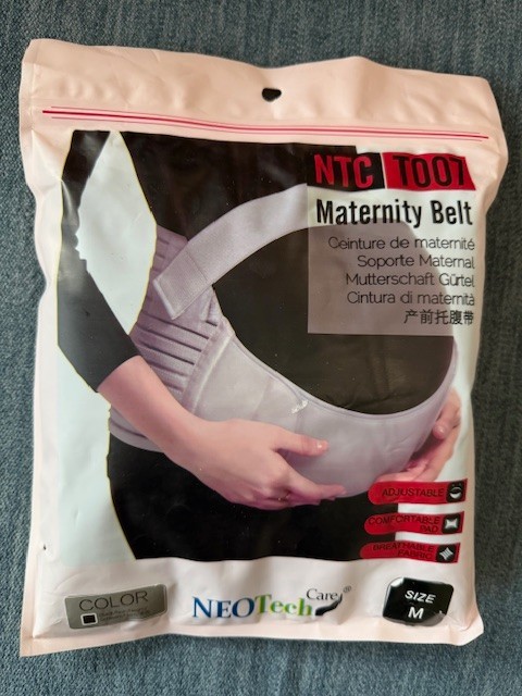 NeoTech Pregnancy Support Maternity Belt Waist/Back/Abdomen Band Belly Brace M