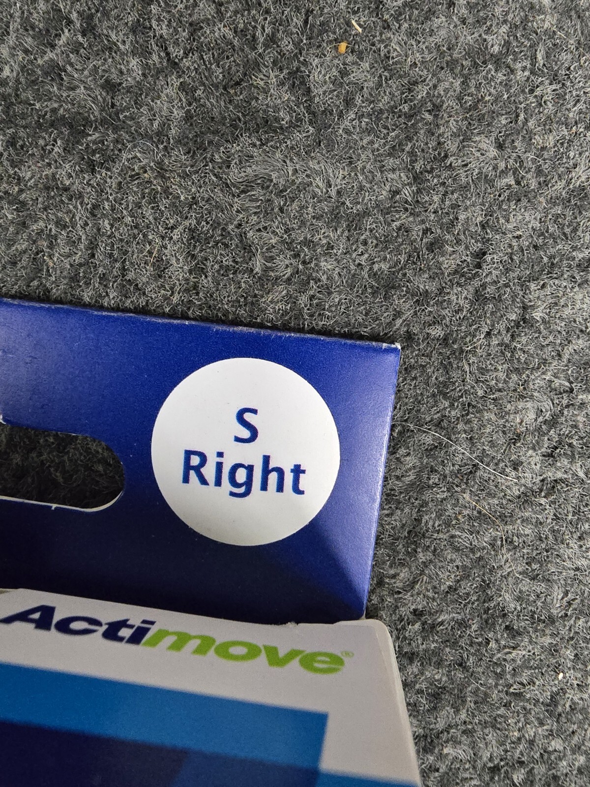 ACTIMOVE PROFESSIONAL LINE WRIST SPLINT 8 INCH, RIGHT HAND, SMALL, BLACK, NEW