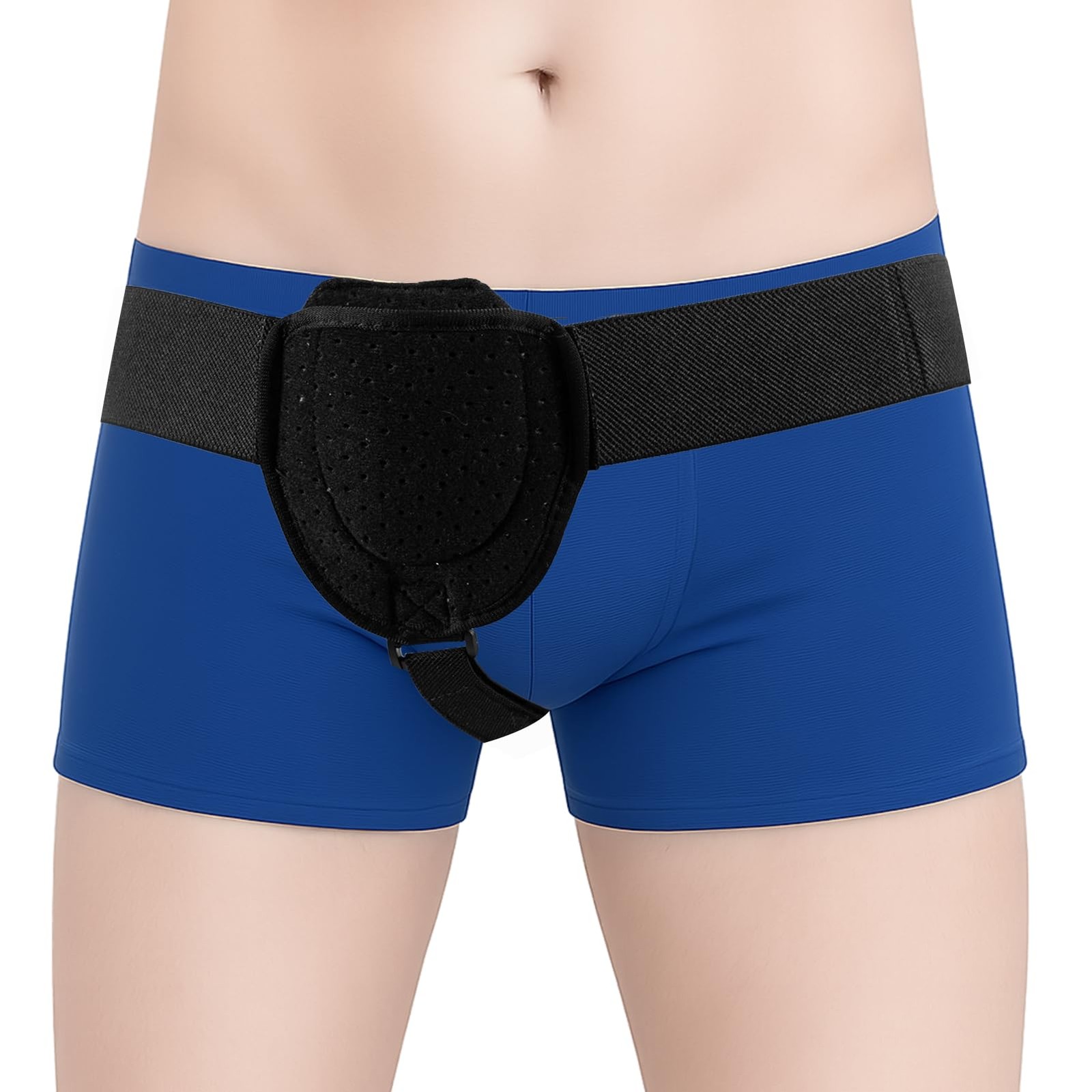 Adjustable Inguinal Hernia Support Belt Truss Removable Compression Pads